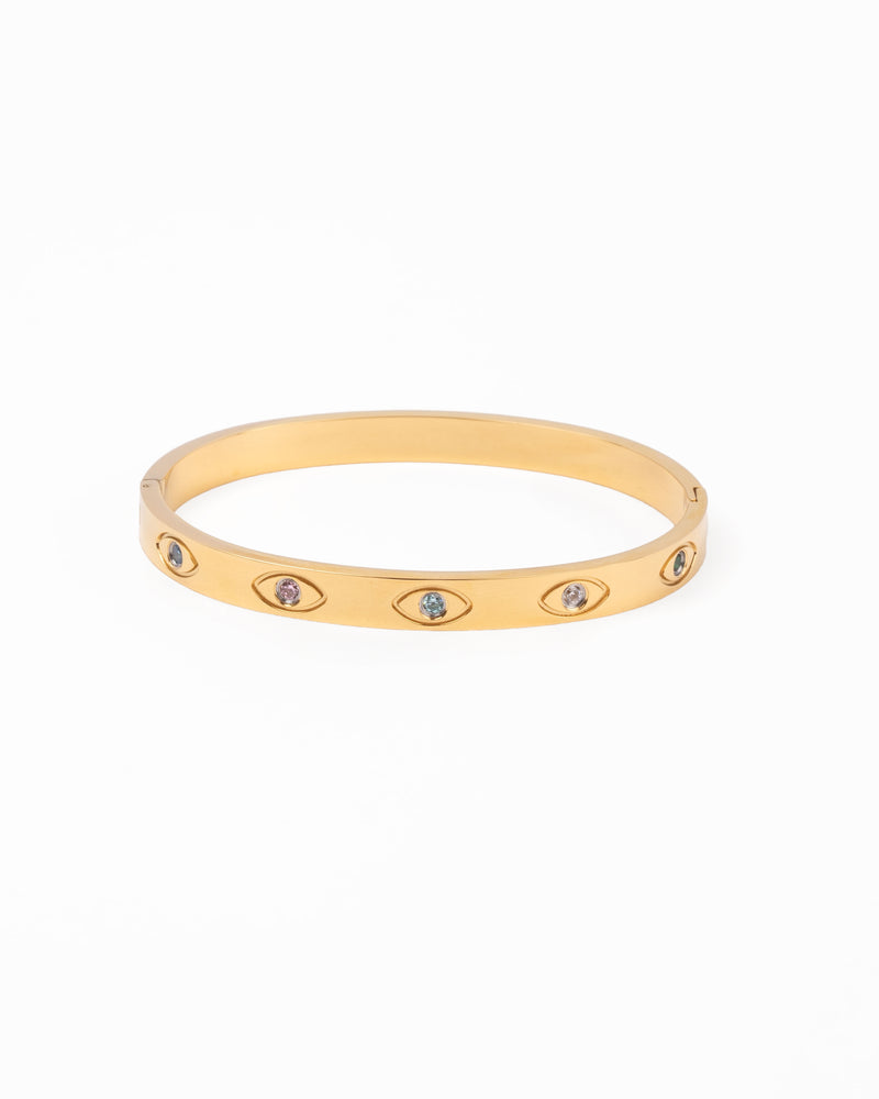 SOLENE EVIL EYE BANGLE