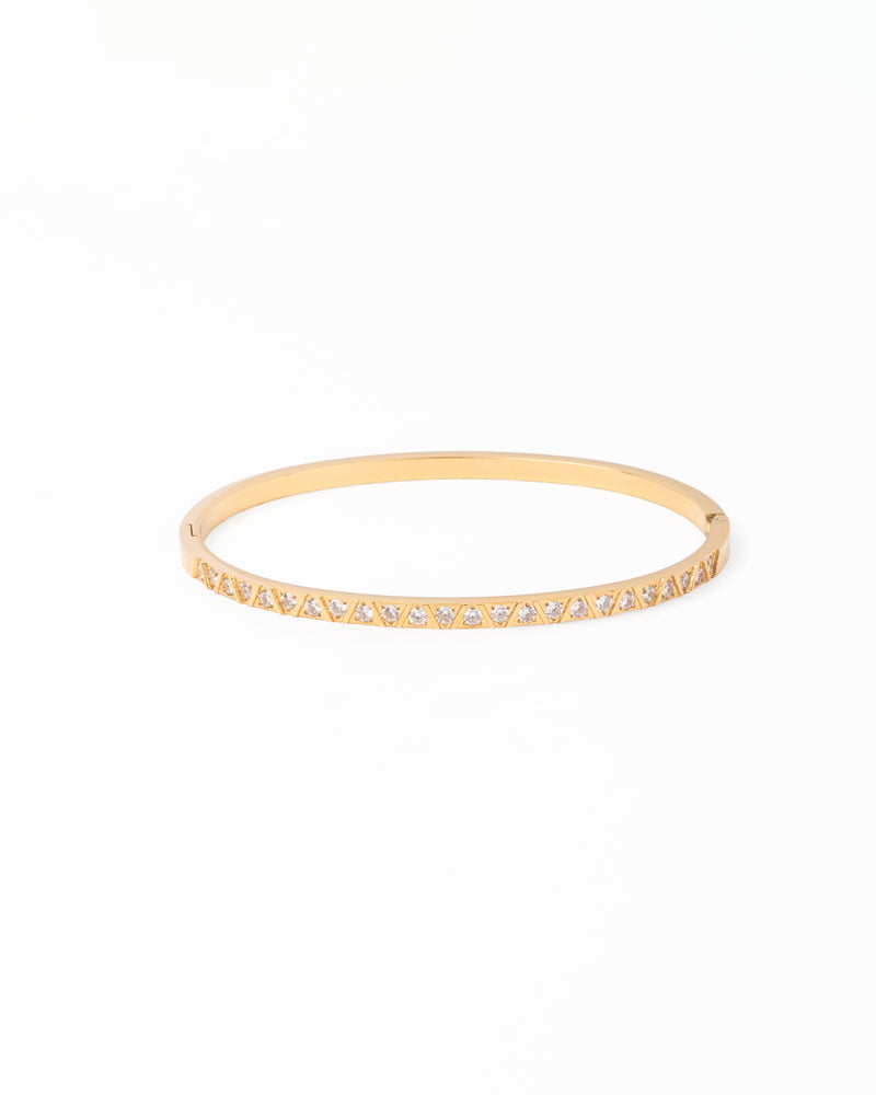 FLEUR CRYSTAL BANGLE