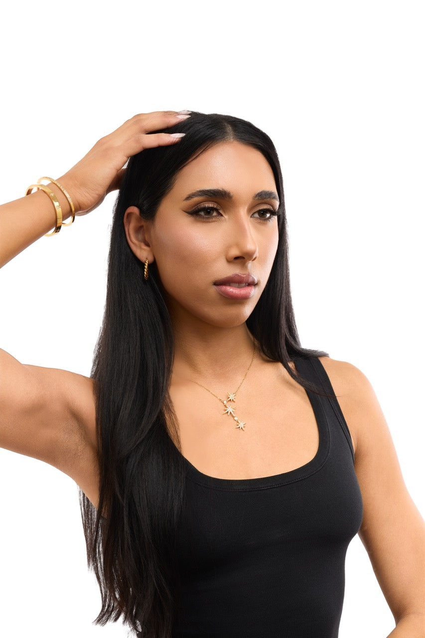 FLEUR CRYSTAL BANGLE